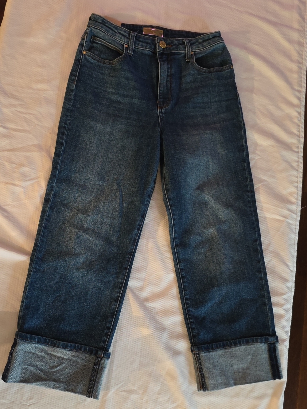 KUT FROM KLOTH Sienna wide cuffed leg jeans 0, 26 waist